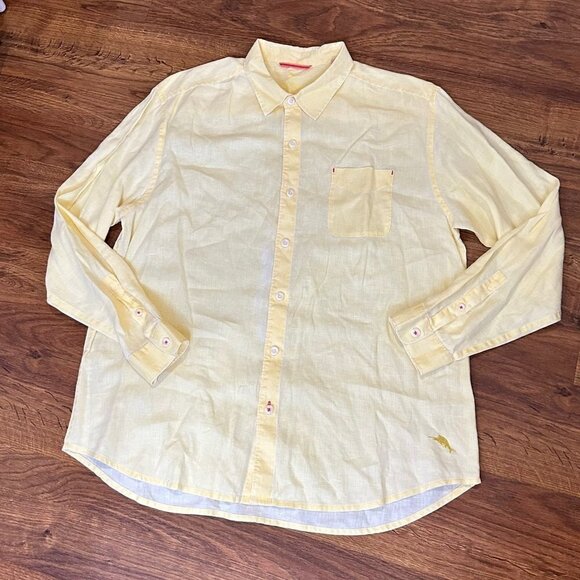 Tommy Bahama linen button up shirt - Picture 1 of 7